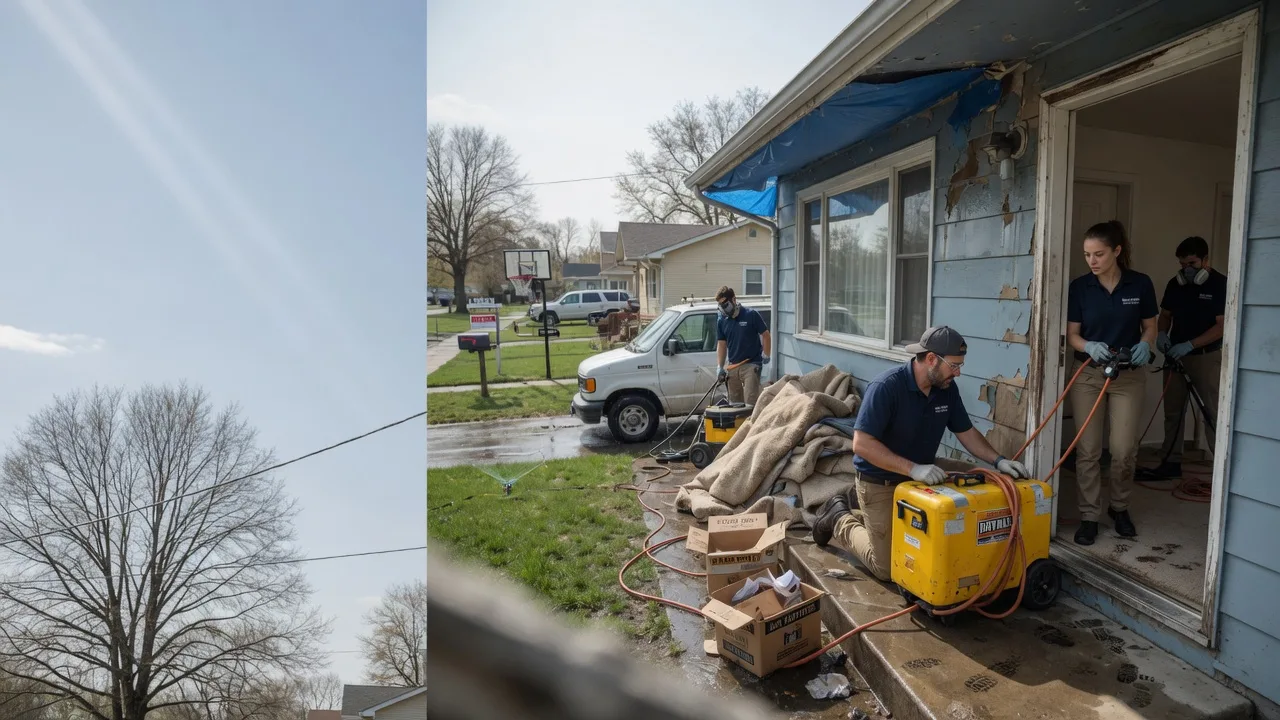 Basement Flood Cleanup in Sidney, MT near me